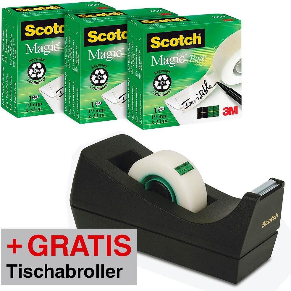 Scotch Magic™ Tape Klebefilm 19 mm x 33 m matt-unsichtbar