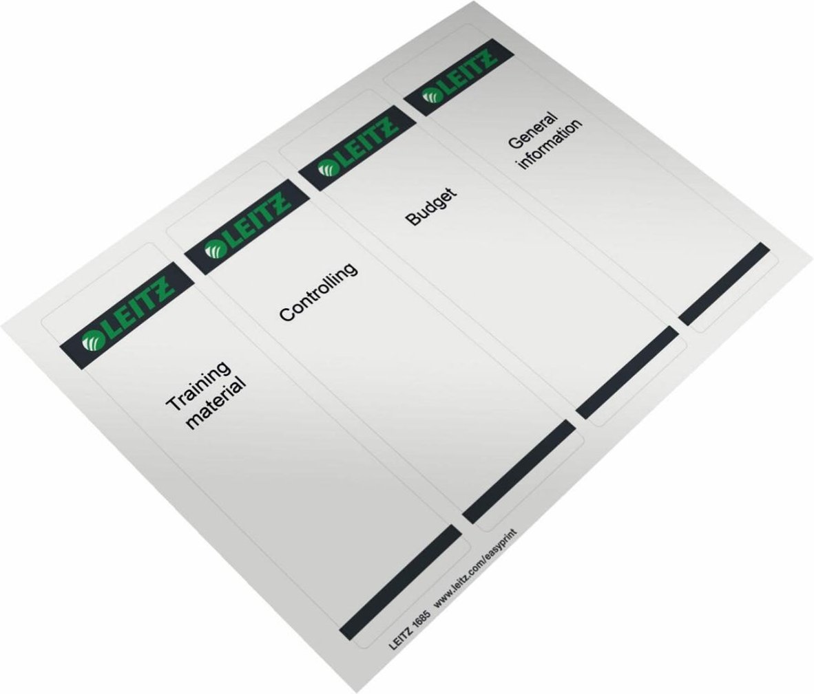 Thumbnail - LEITZ Ordneretiketten für 8 cm Rückenbreite 61,5 x 192,0 mm