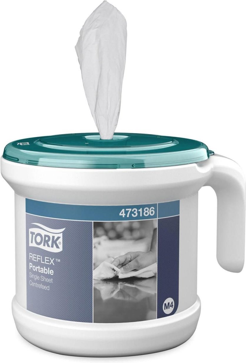 TORK Putztuchspender 1 Rolle türkis