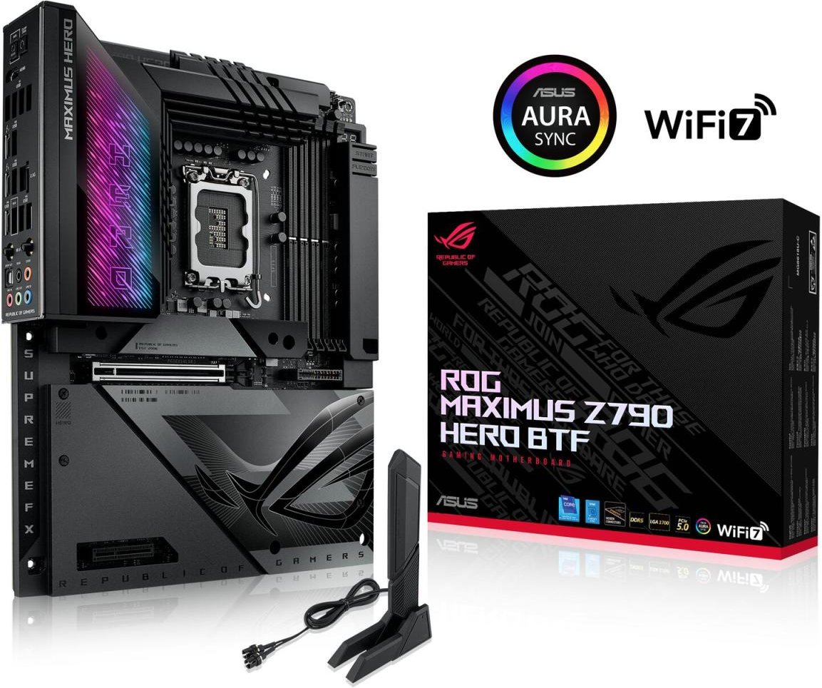 ASUS ROG MAXIMUS Z790 HERO BTF Gaming Mainboard Sockel Intel LGA1700