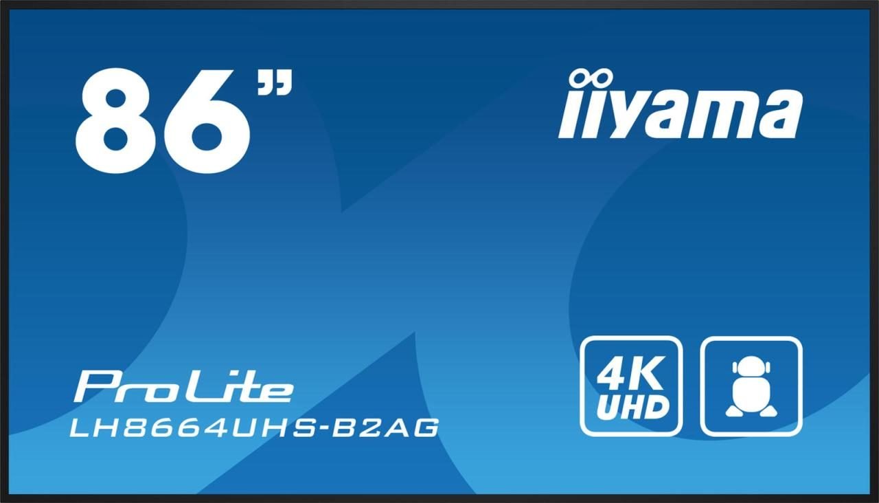 iiyama LH8664UHS-B2AG Signage Display 217,4 cm (85,6 Zoll)