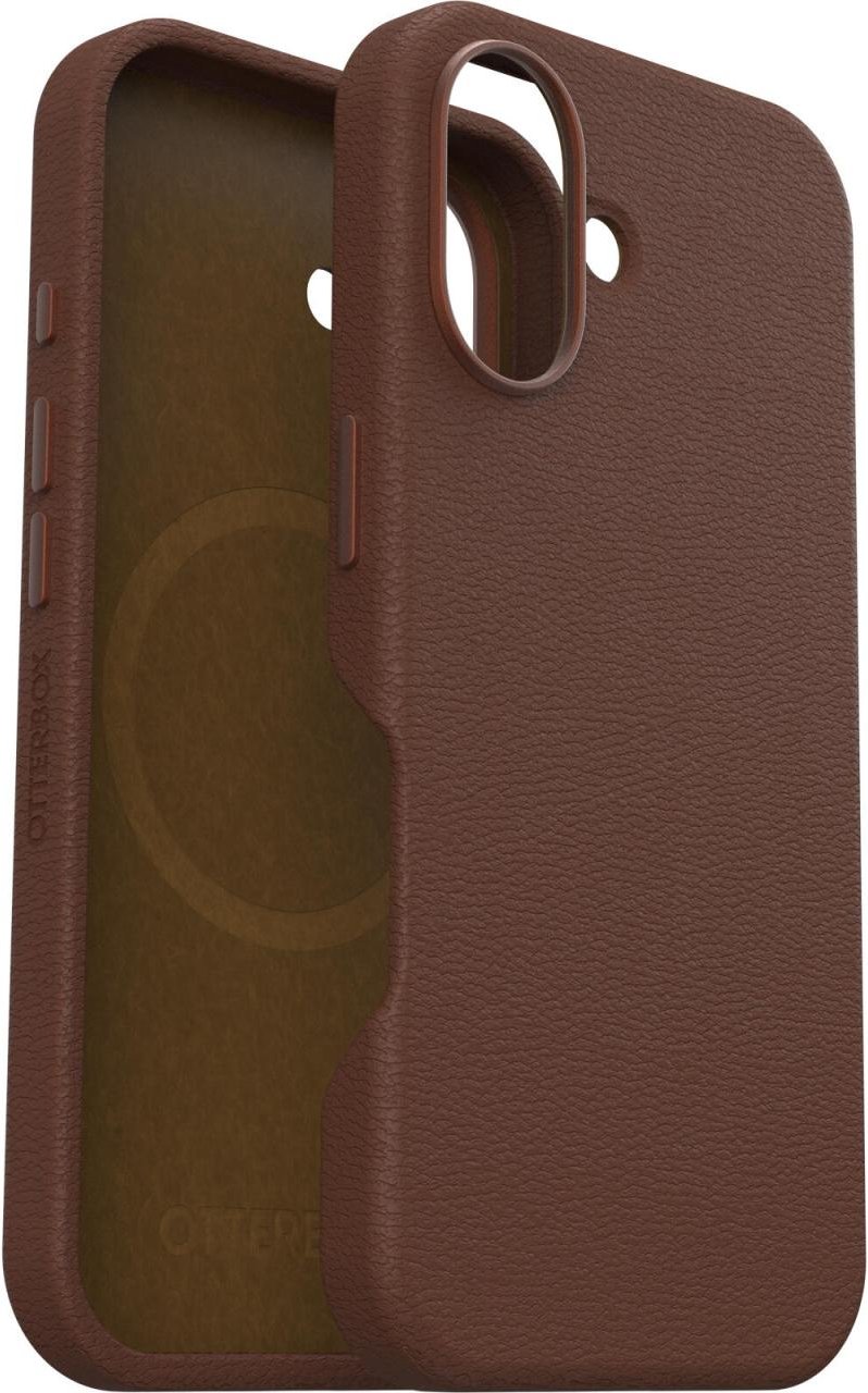 OtterBox Symmetry Cactus Leather Apple iPhone 16 Rich Adobe - brown