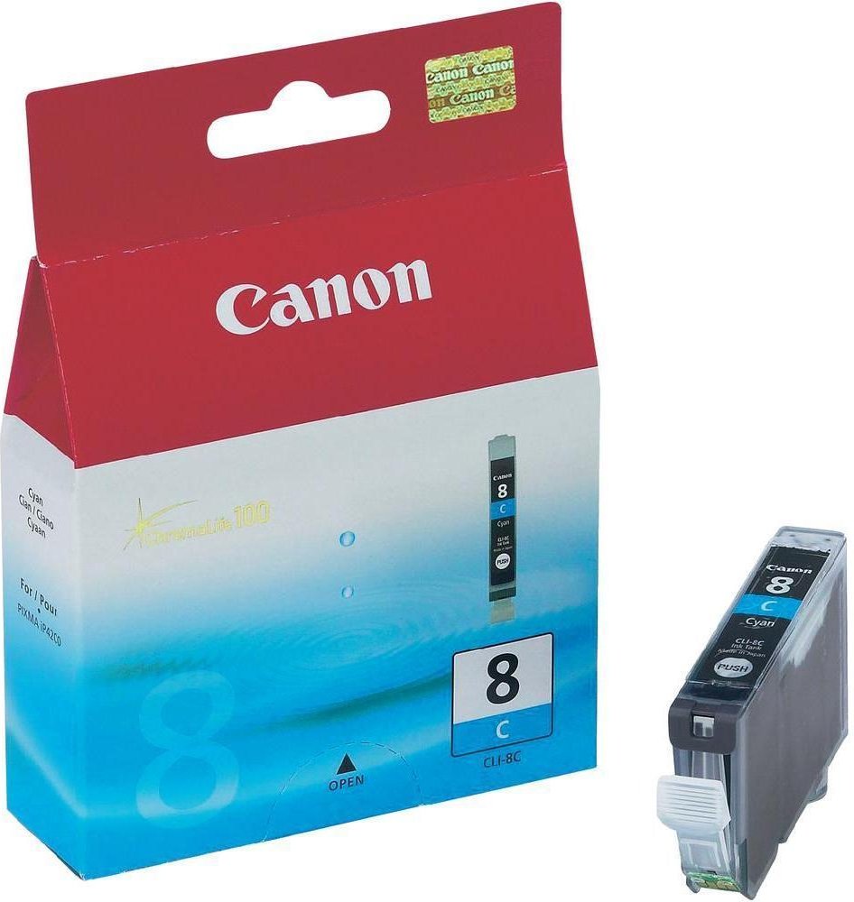 Canon Original CLI-8C Druckerpatrone - cyan 850 Seiten