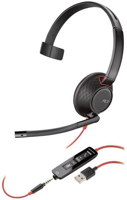 Poly Blackwire 5200 Series C5210 Mono Headset On-Ear