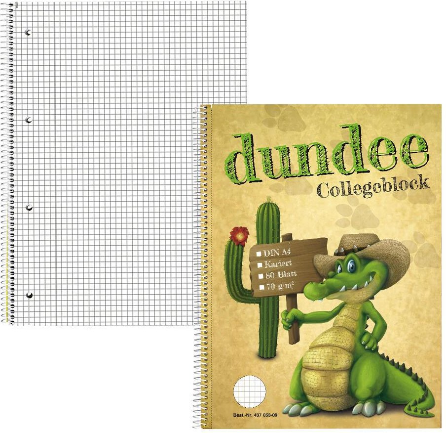 Thumbnail - dundee Collegeblöcke DIN A4 kariert