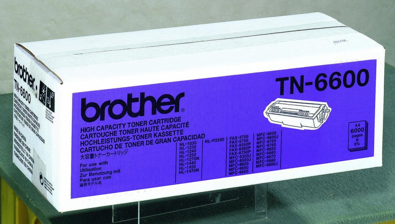 Brother Original TN6600 Toner schwarz 6.000 Seiten (TN-6600)
