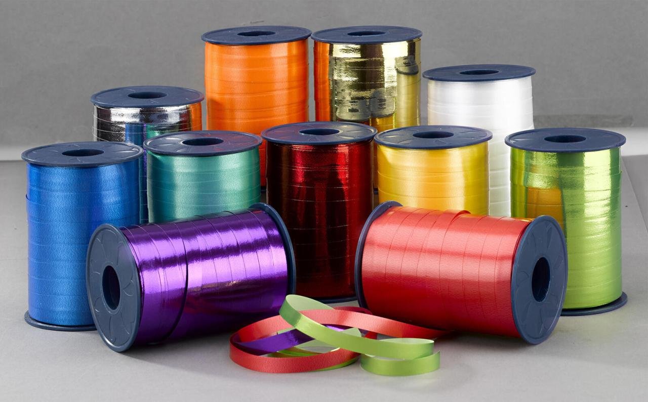 PRÄSENT Geschenkbänder 10 mm x 250 m grün