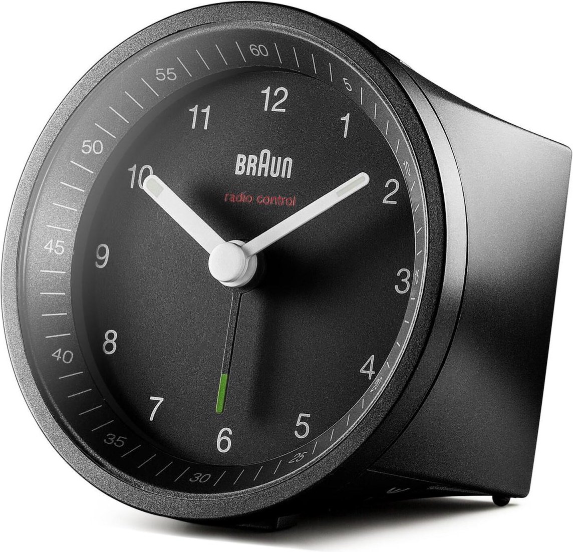 BRAUN Funkwecker BC 07 B-DCF Ø 8 cm schwarz