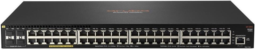 HPE Networking 2930F 48G PoE+ 4SFP+ 740W Switch (JL558A#ABB)
