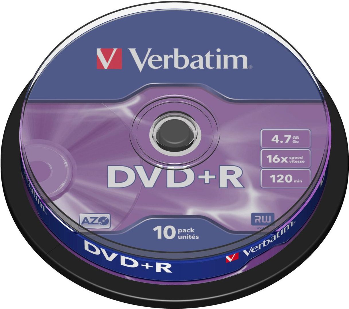 Verbatim DVD+R 4,7GB 16x 10er Spindel