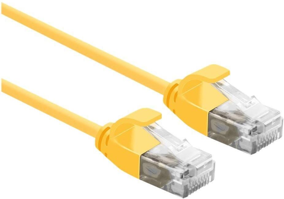 Roline Patch-Kabel RJ-45 (M) zu RJ-45 (M) 50 cm UTP CAT 6a gelb (21.15.3922)