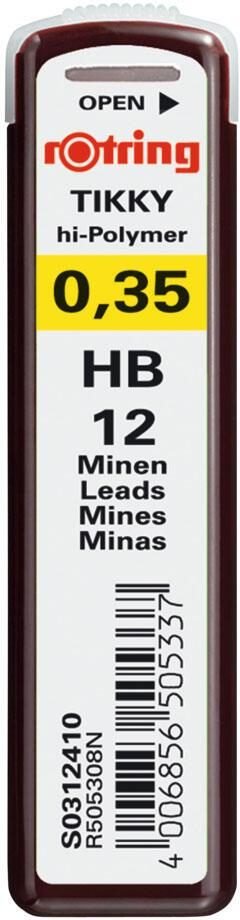rotring Bleistiftminen HB 0.35 mm schwarz