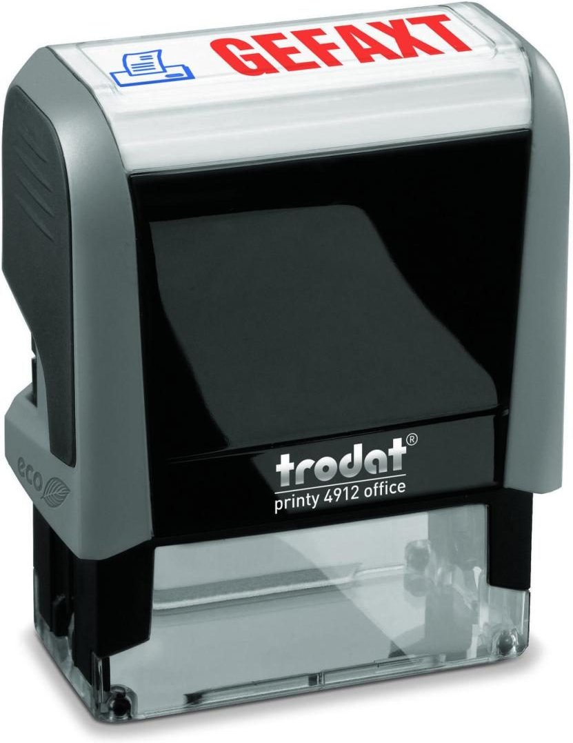 trodat Textstempel Office Ecoprinty "GEFAXT"