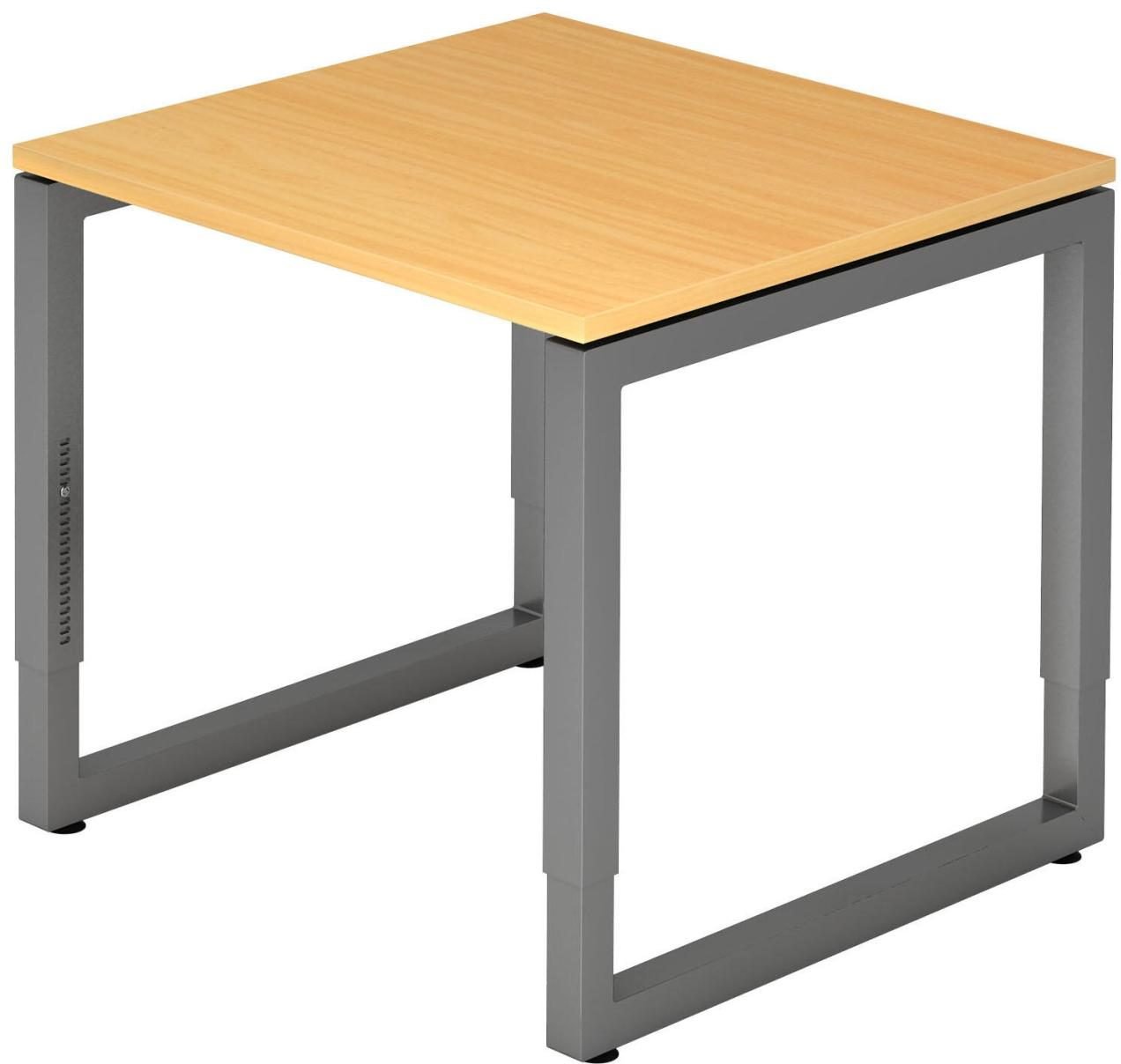 HAMMERBACHER höhenverstellbarer Schreibtisch VRS08/6/G buche