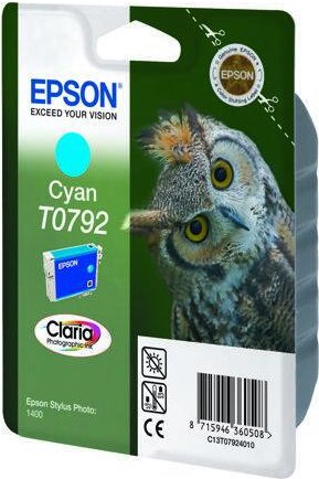 Epson Original T0792 Druckerpatrone cyan 1.530 Seiten 11ml (C13T07924010)