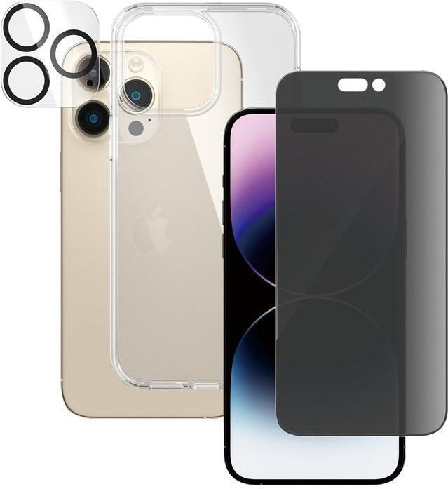 PanzerGlass 3-in-1 Privacy Schutzset für iPhone 14 Pro Max