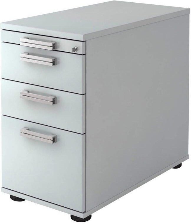 Thumbnail - HAMMERBACHER Akandia Standcontainer lichtgrau 4 Auszüge
