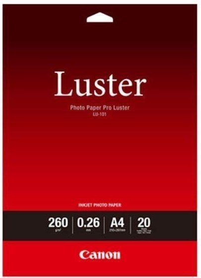 Canon LU-101 Luster Fotopapier Pro A4 210x297mm 260 g/m² - 20 Blatt