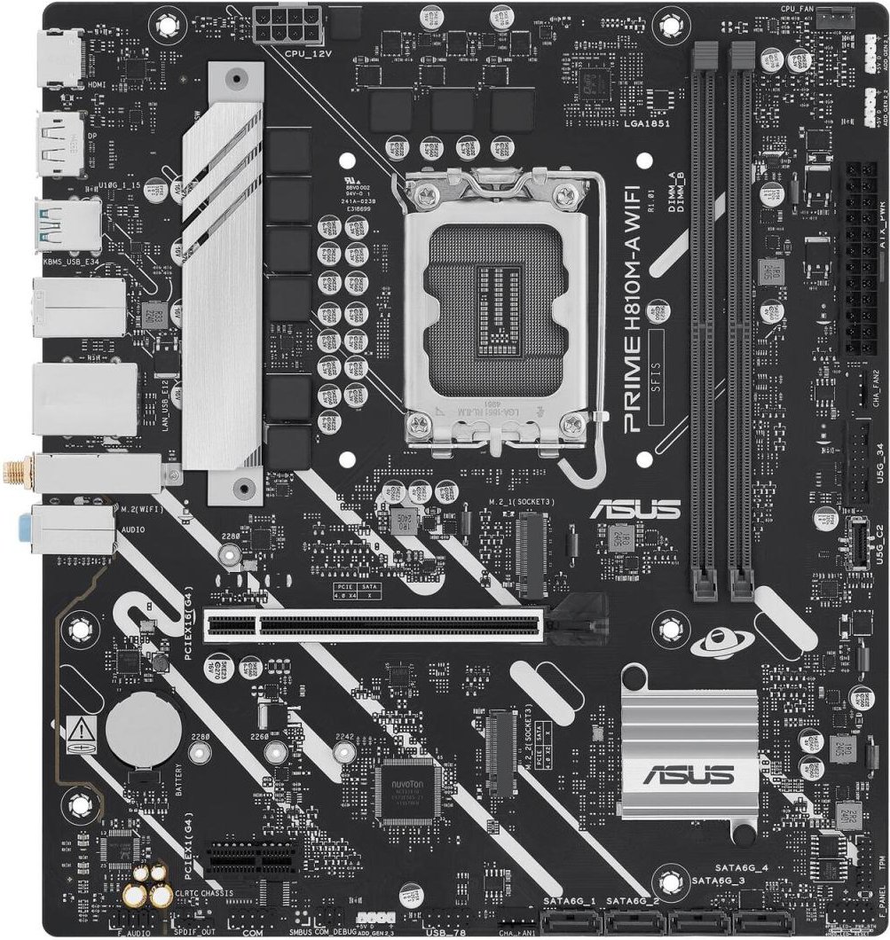ASUS PRIME H810M-A WIFI Gaming Mainboard