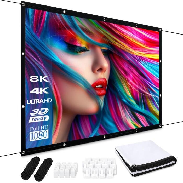 Thumbnail - 0 eSmart FLEX Spann Leinwand 221 x 125 cm (100") 16:9