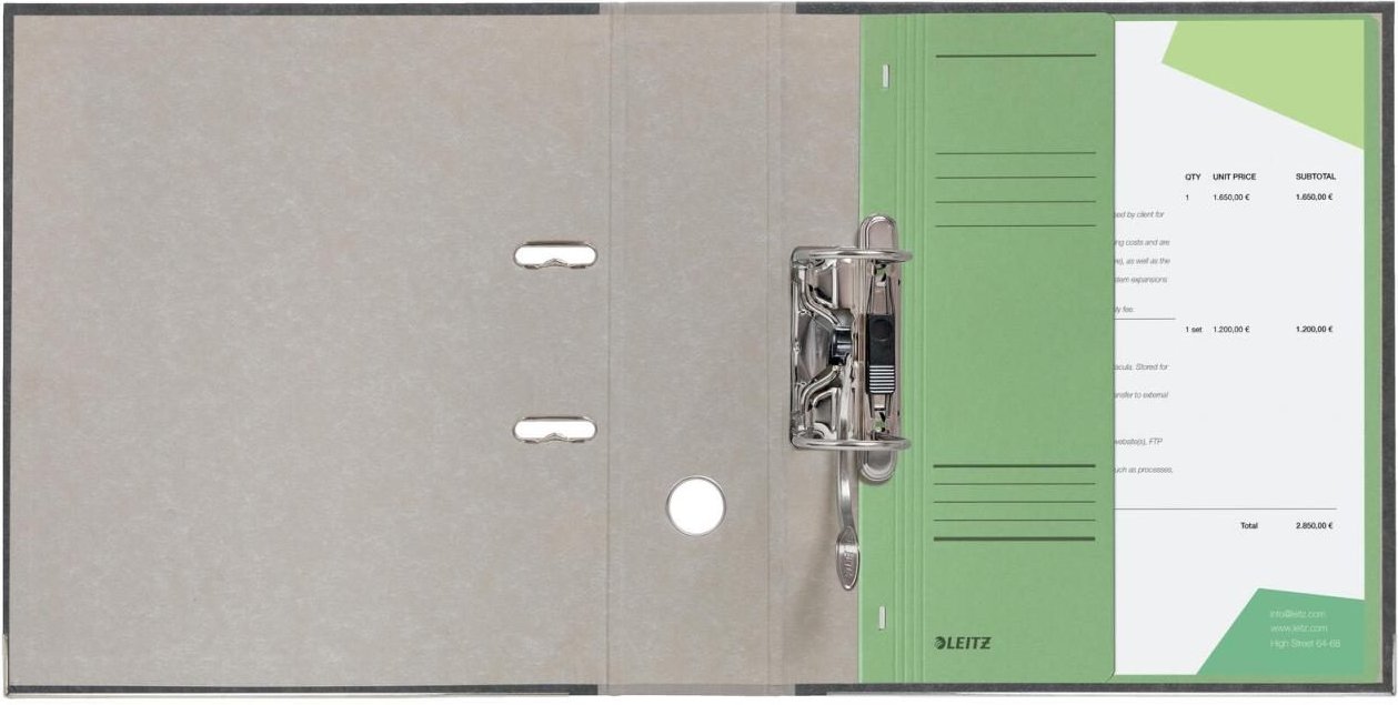 LEITZ Ösenhefter - grün