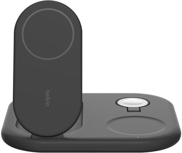 Thumbnail - Belkin BoostCharge 3-in-1-Ladestation mit Qi2 (15 W) schwarz