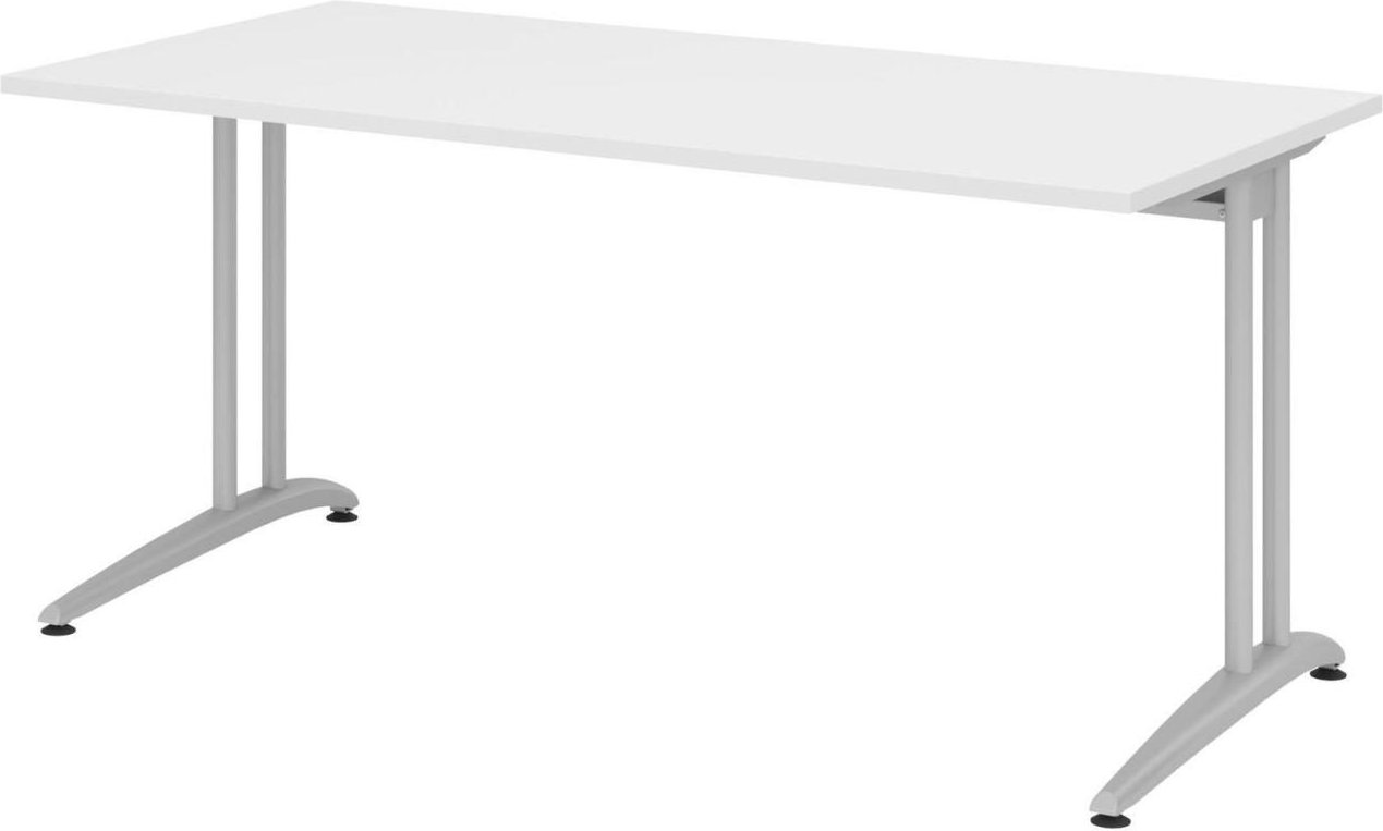 HAMMERBACHER Schreibtisch VBS16/W/S weiß