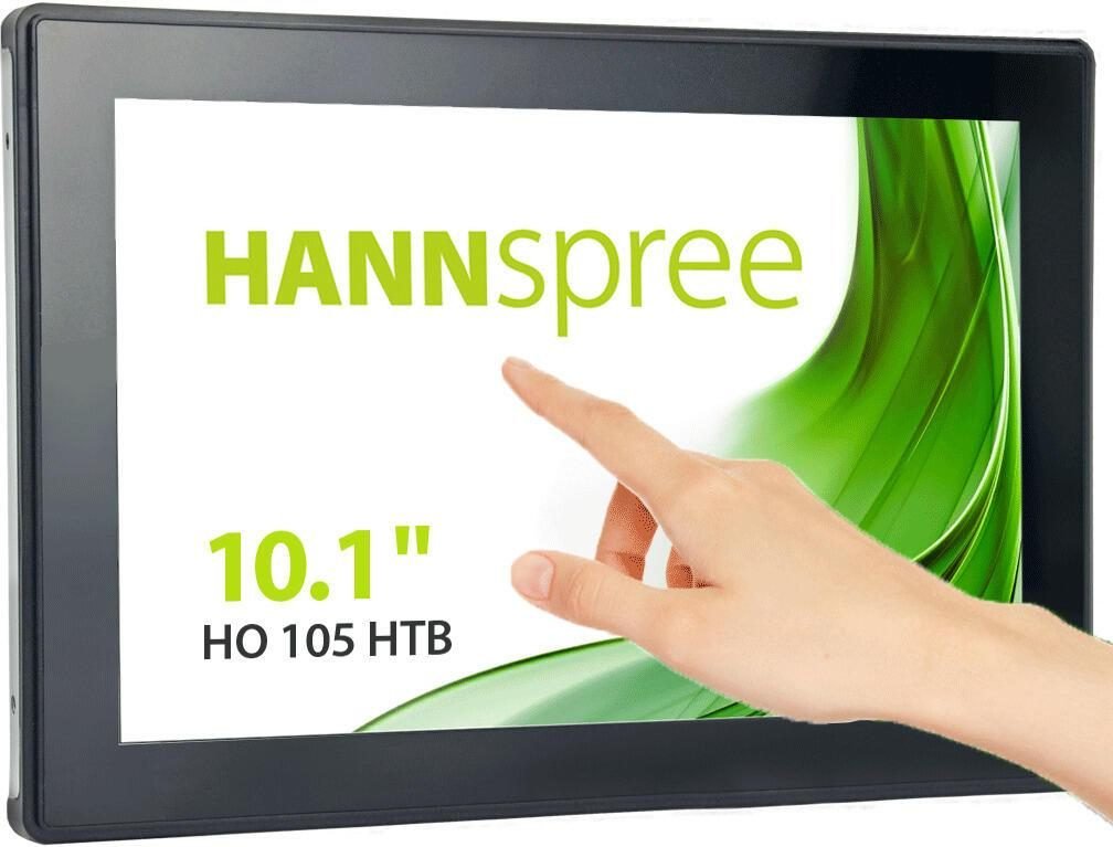 HANNspree Touch-Monitor HO105HTB LED-Display 25,65 cm (10,1") schwarz