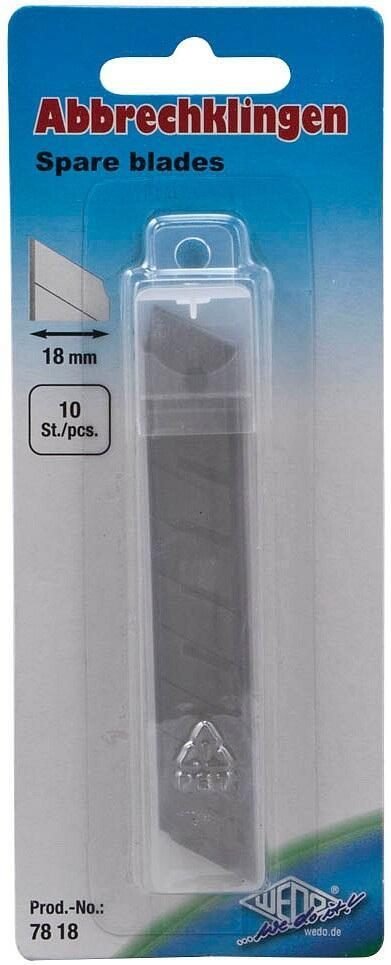 WEDO Cuttermesser-Klingen 18 mm - 10 Stück