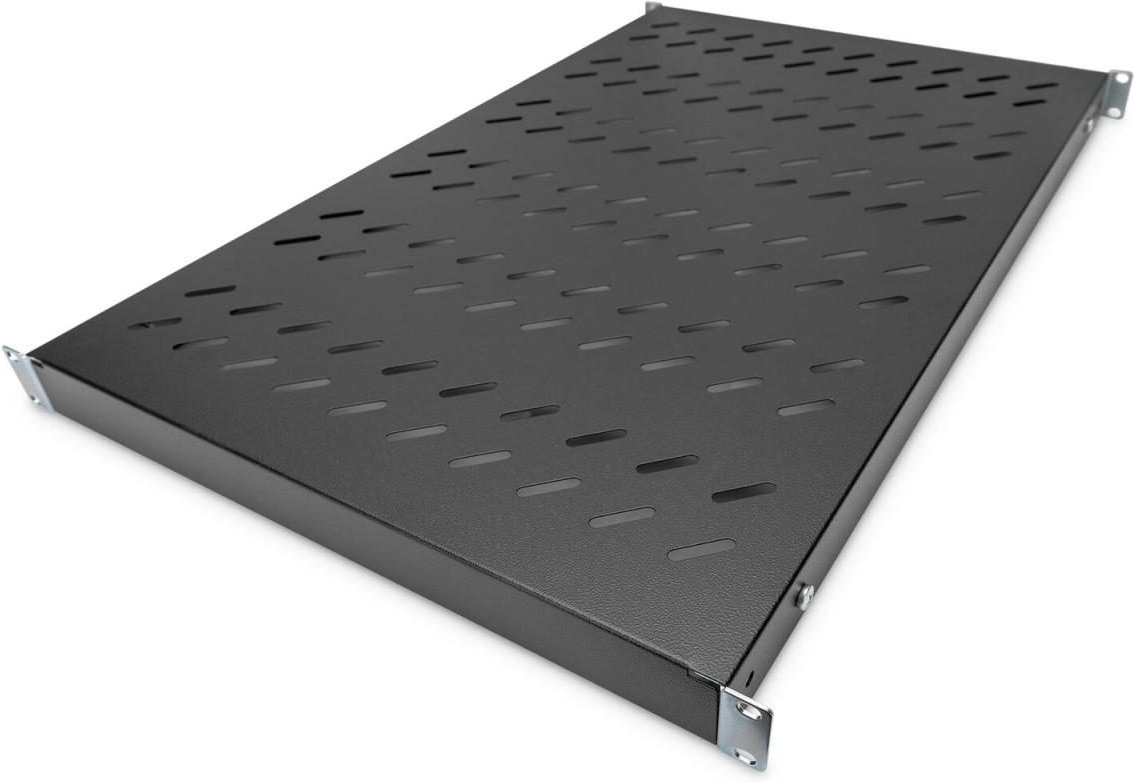 Digitus Fachboden 19"-Schränke Festeinbau für 1.000mm Tiefe verstellbar bis 50kg 1HE RAL9005 schwarz (DN-97649)
