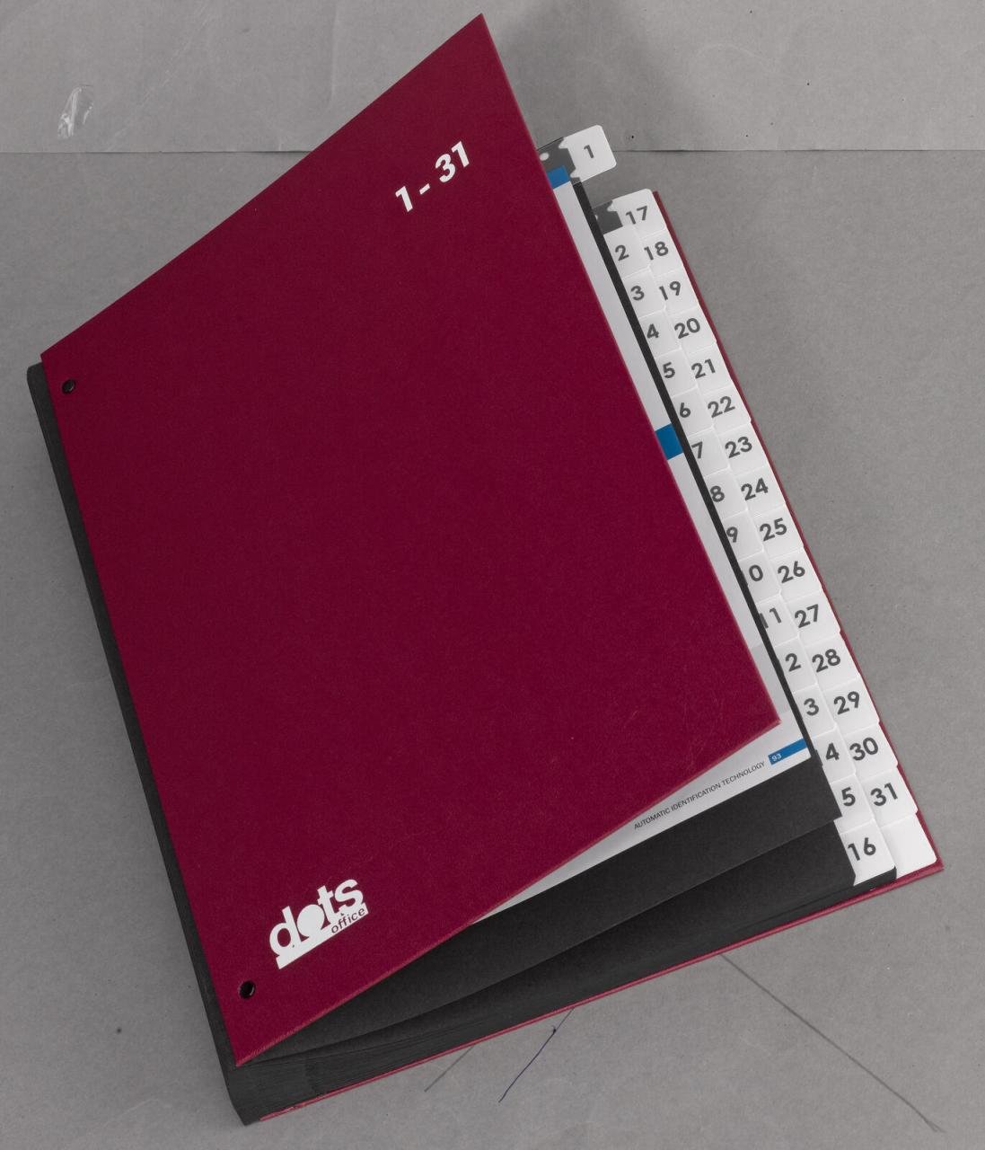 Thumbnail - dots Pultordner DIN A4 32 Taben rot