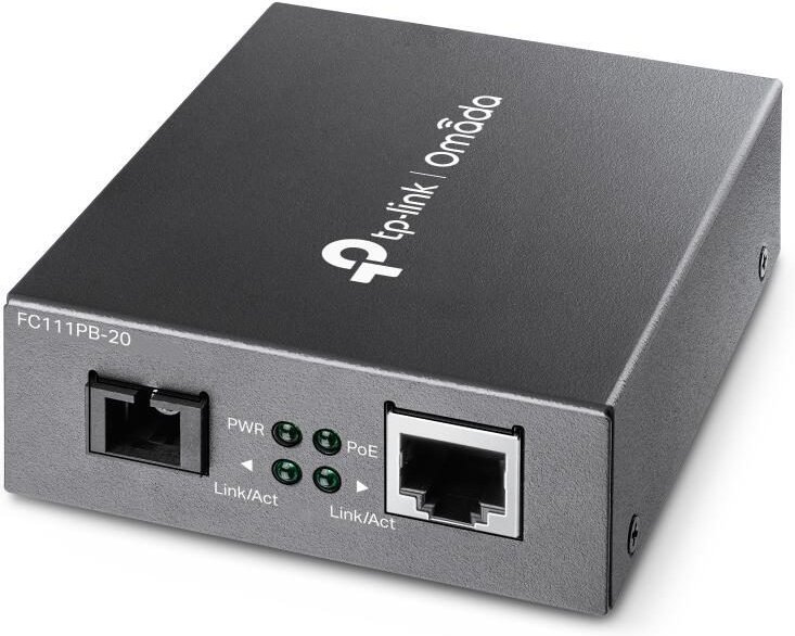 TP-Link Omada FC111PB-20 10/100 Mbps Medienkonverter mit PoE