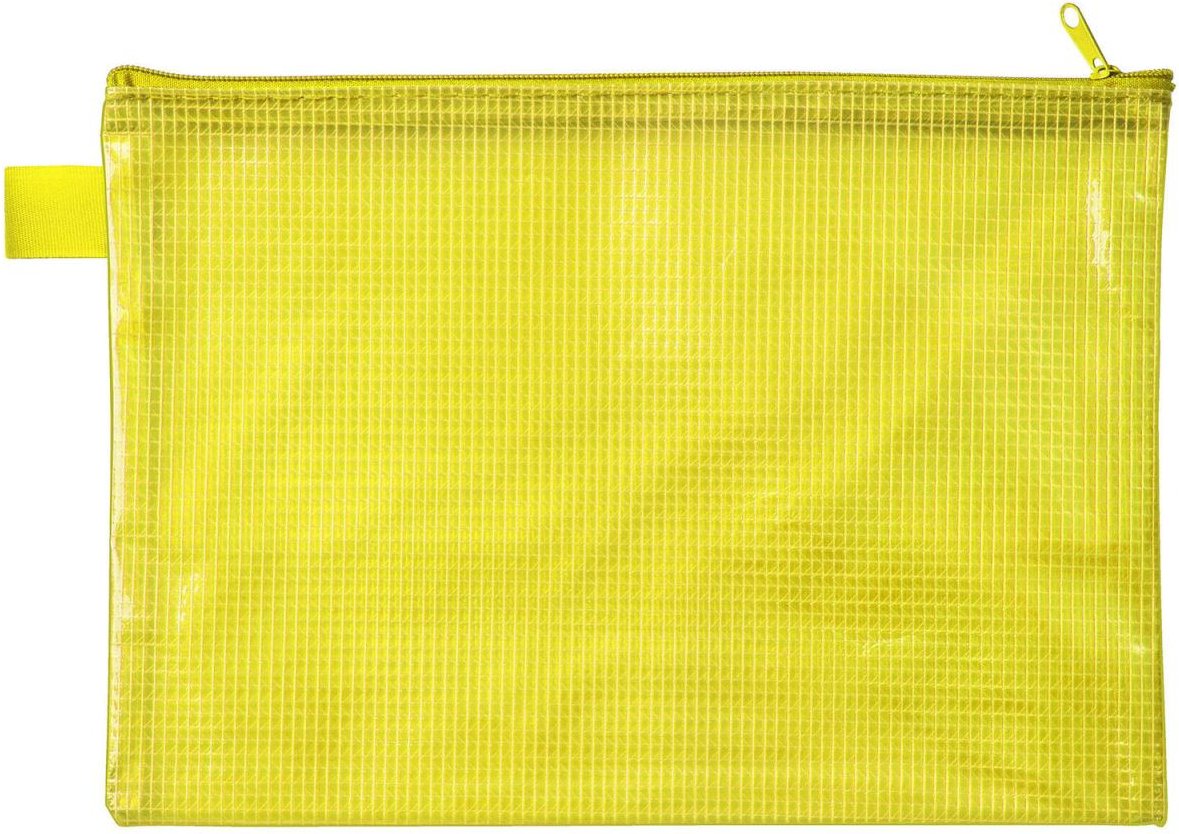 VELOFLEX Reißverschlussbeutel A5 gelb