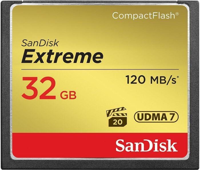SanDisk Extreme CompactFlash Speicherkarte 32GB