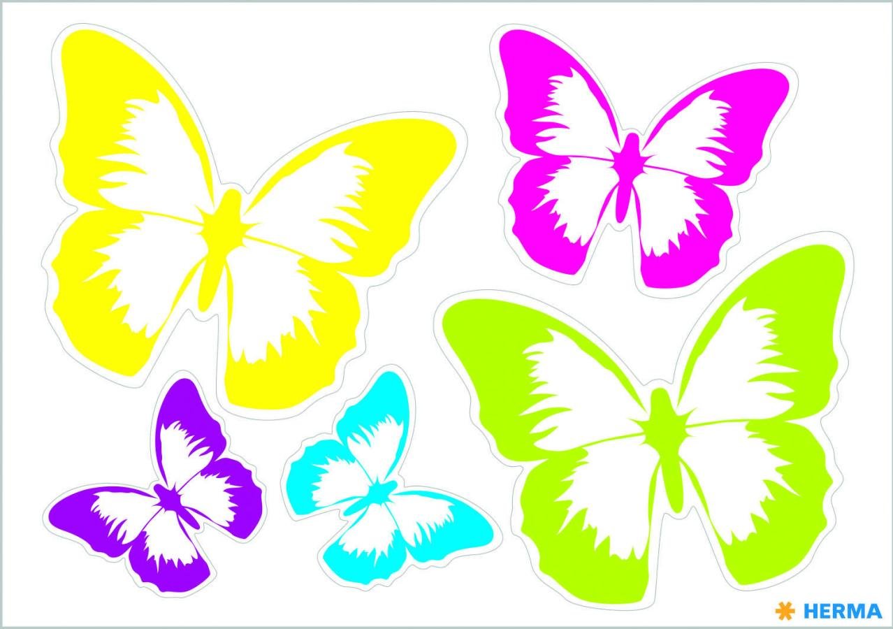 HERMA reflektierende Aufkleber Schmetterlinge