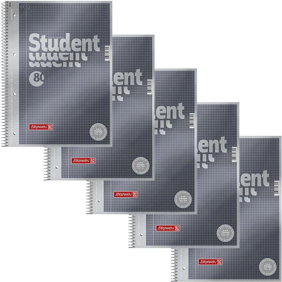 BRUNNEN Collegeblöcke DIN A4 kariert