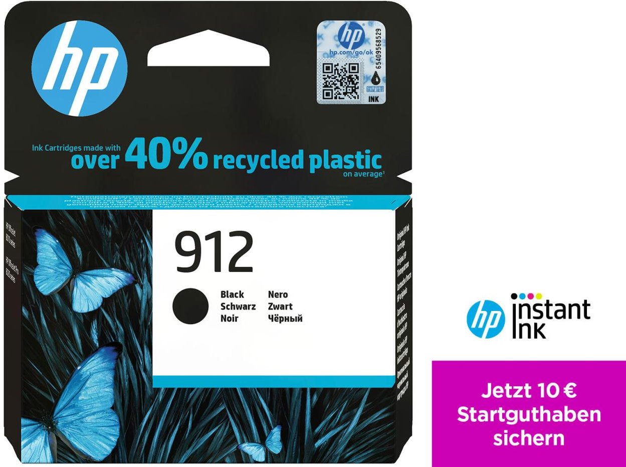 HP Original 912 Druckerpatrone - schwarz (3YL80AE)