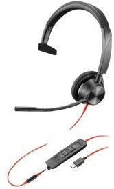 Poly Blackwire 3300 Series 3315 Mono Headset On-Ear
