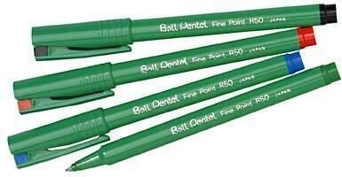 Pentel Ball R50 Tintenroller 0.4 mm Mehrfarbig