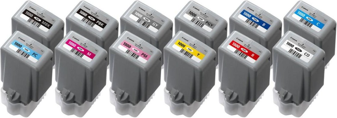 Canon Original PFI-1000 Druckerpatronen 12er Multipack