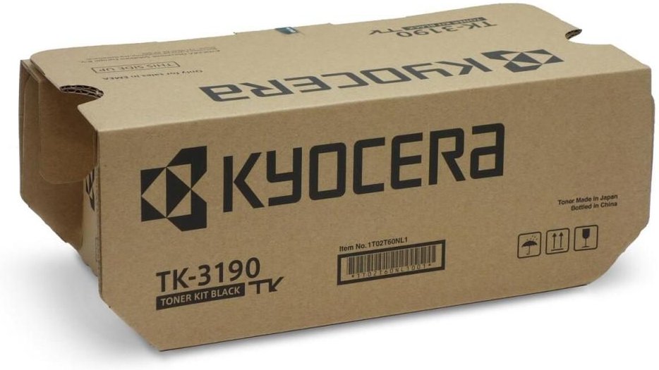 Kyocera Original TK-3190 Toner schwarz 25.000 Seiten (1T02T60NL0) für P3055dn, P3060dn