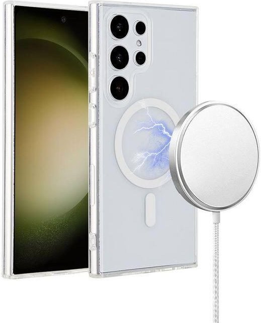 eSTUFF Samsung Galaxy S24 Ultra INFINITE OSLO Magnetic Hybrid Cover - Transparent