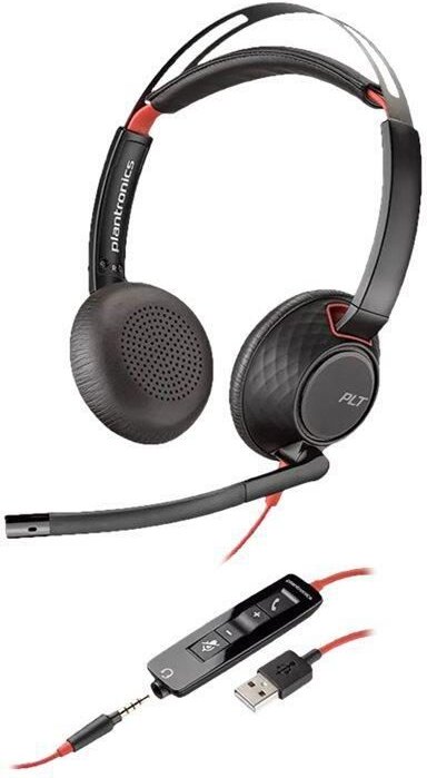 Poly Blackwire 5200 Series C5220 Stereo Headset On-Ear