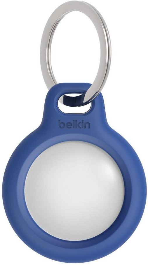 Belkin Secure Holder mit Schlüsselanhänger für Apple AirTag, blau
