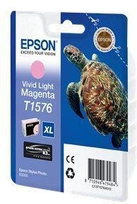 Epson Original T1576 Ultra Chrome K3 Druckerpatrone magenta hell 25ml (C13T15764010)