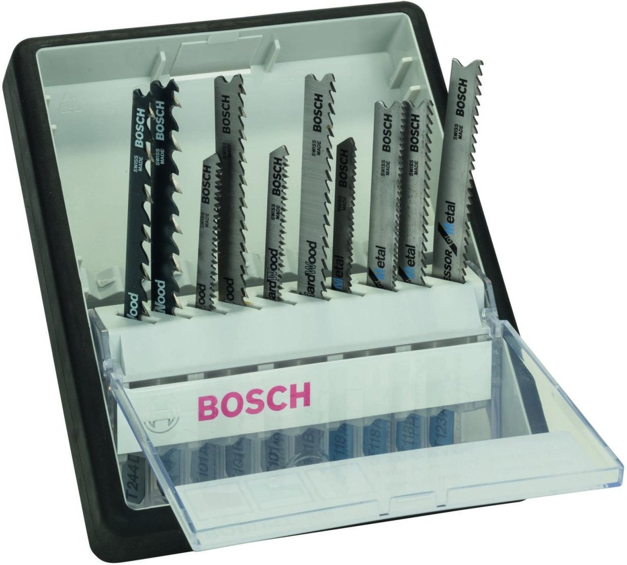 BOSCH Robust Line Wood and Metal Stichsägeblätter-Set 10-teilig