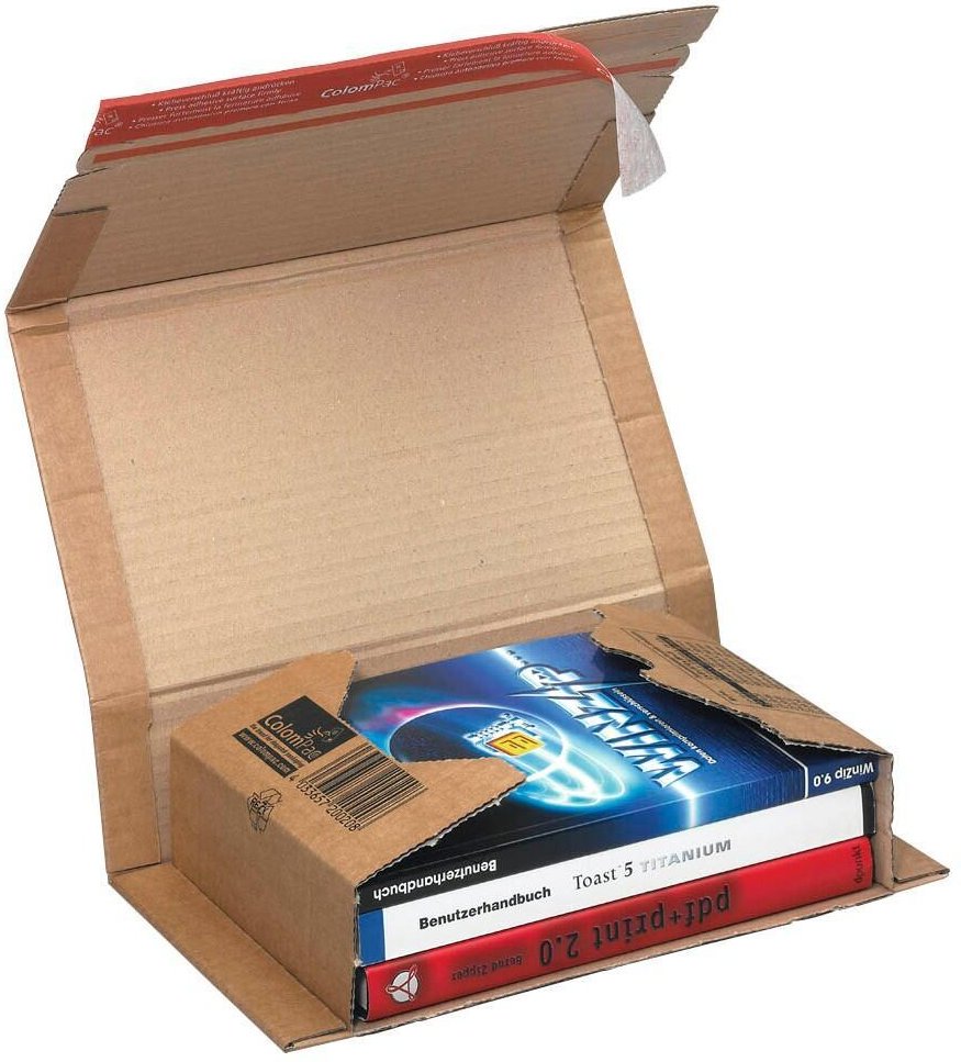 ColomPac® Buchverpackungen 27,1 x 16,5 x 7,5 cm - 20 Stück