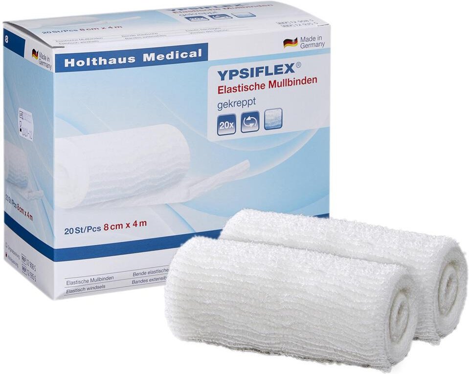 Thumbnail - Holthaus Medical Mullbinden YPSIFLEX 8 cm x 4 m