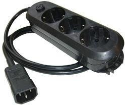 Online USV - Adapter Steckdosenleiste 16A