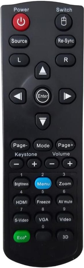 OPTOMA BR-5043N, BR-5046L, OP.45.8QJ01G001, BR-5048N Original Fernbedienung